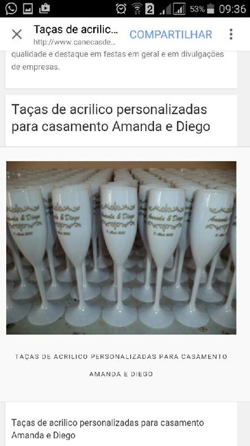 Taças personalizadas - 2