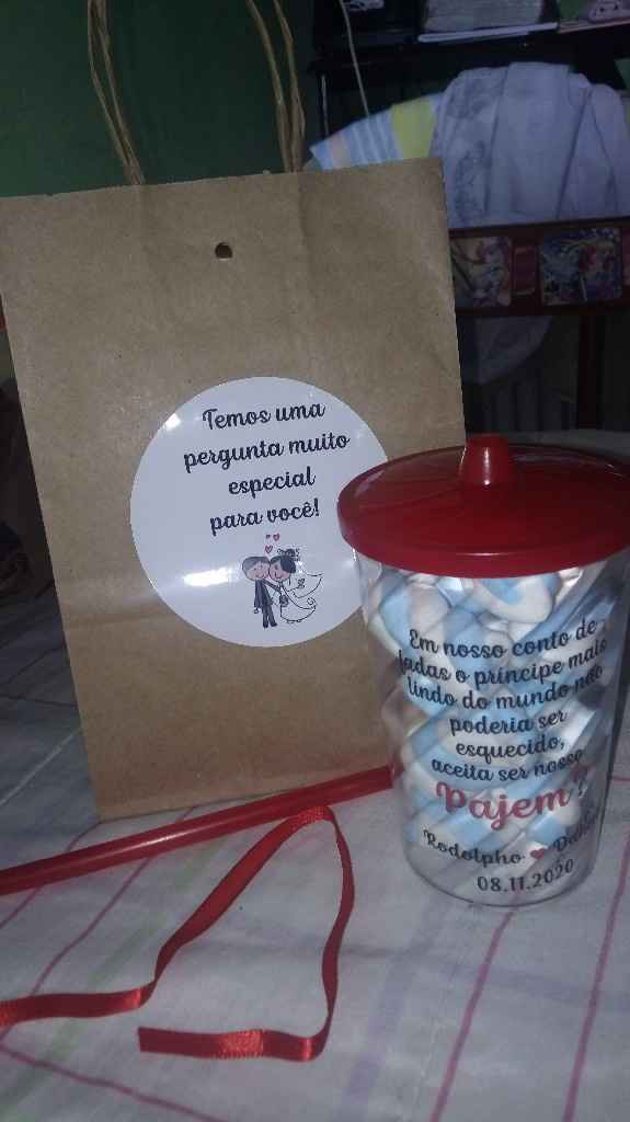 Sacolinhas para presentear os padrinhos, alguém fez? - 2
