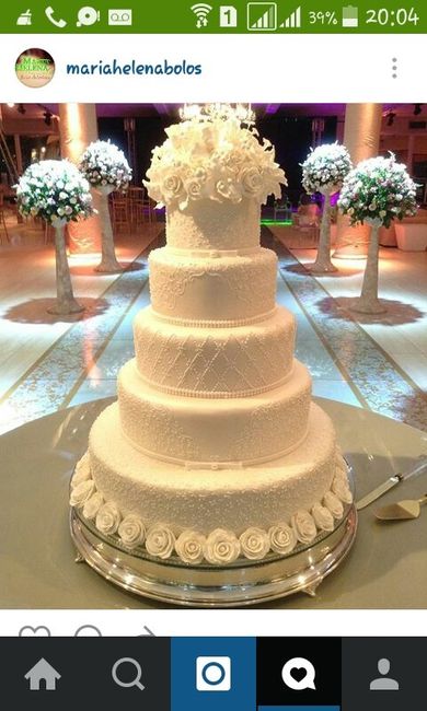 Minhas inspirações de bolo de casamento - 7