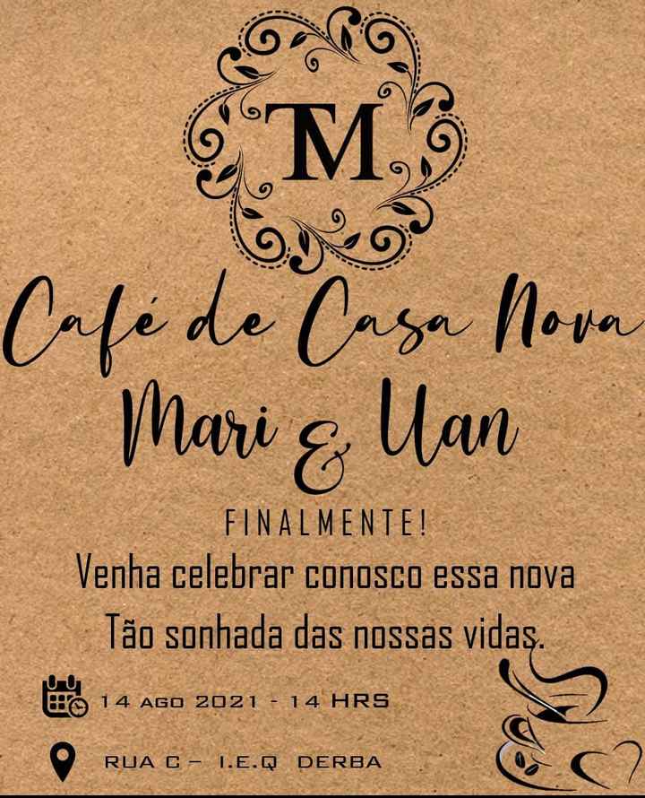 Café de casa nova - 1