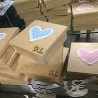 caixa de mdf com decoração em tecido 