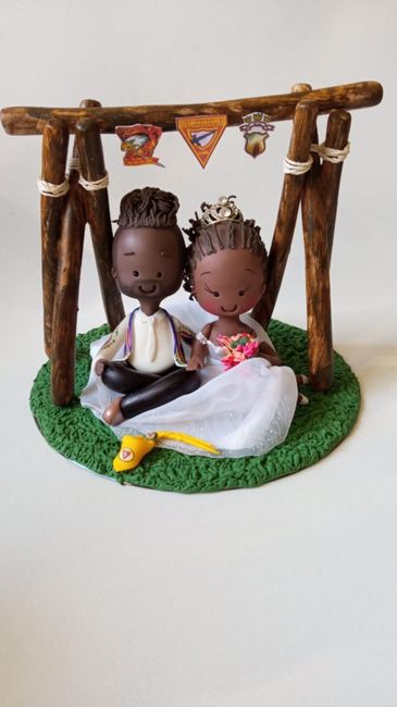 Casamento afro ✊🏿 - Nosso topo de bolo 1
