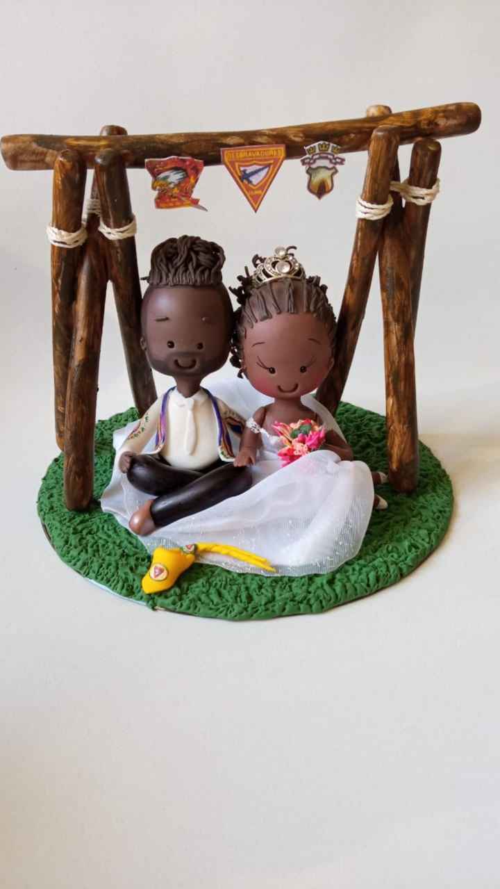 Casamento afro ✊🏿 - Nosso topo de bolo - 1