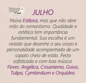 Qual é o seu mês? 7