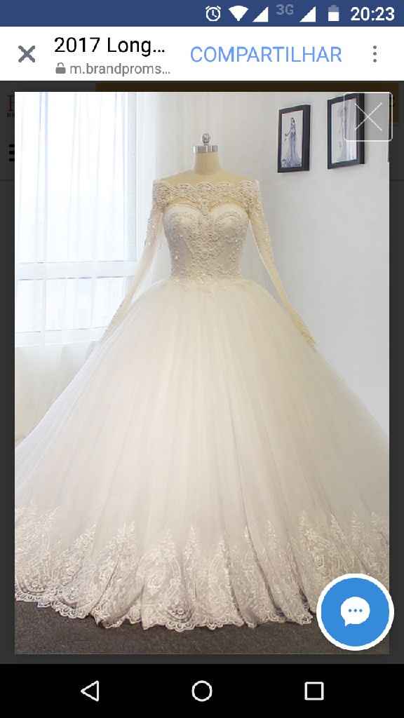 Qual destes vestidos de noiva você usaria? - 1