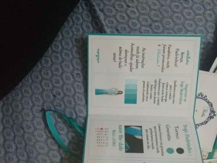 chegou os meus convites 😍 - 3