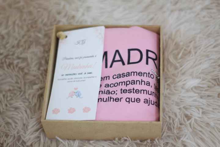 Caixinha para as madrinhas - 2