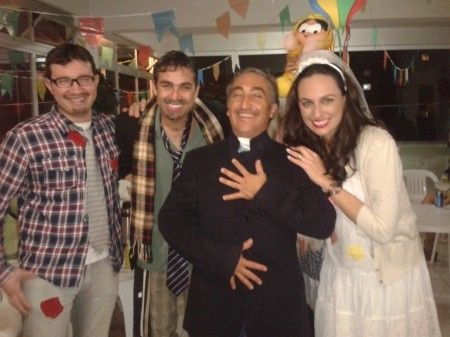 fazendo o casamento!