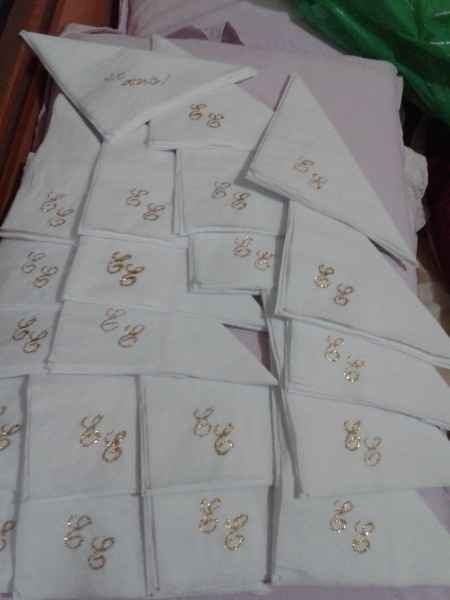 guardanapos prontos!