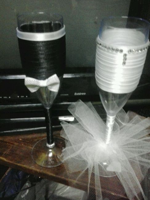 Taças - Eu q fiz :-) - Diy - 2
