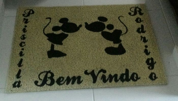 Adoro itens personalizados, vem vê meu tapete!