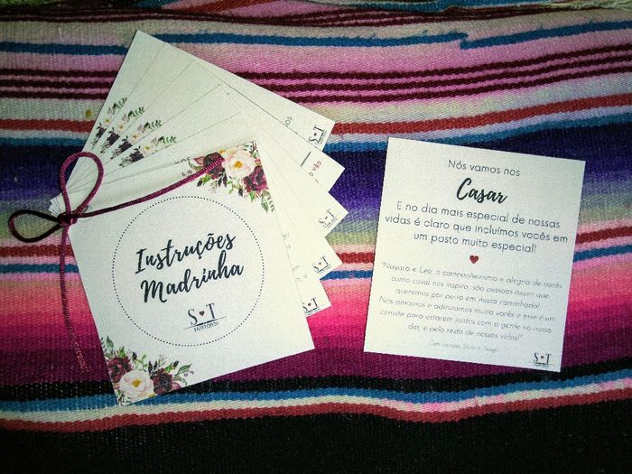 Manual dos Padrinhos - Canva/marsala/convite/diy - 3
