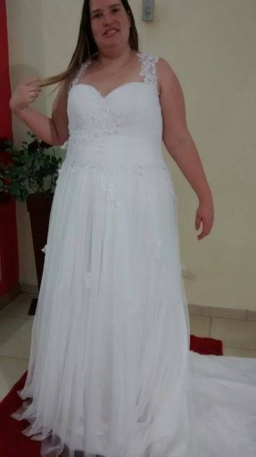 Meu vestido quase pronto 