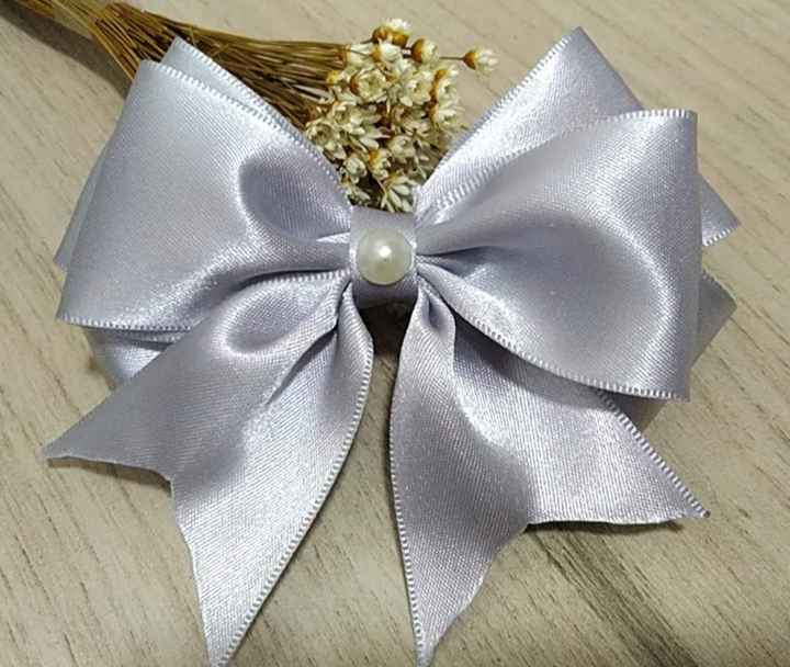 Modelo de Laço: Cabelo Daminha #diy #cabelodaminha #noivadejulho - 3