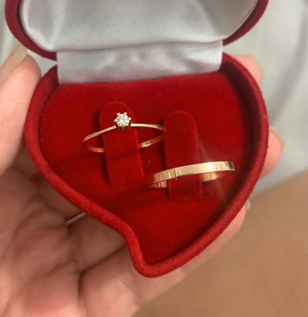 Alianças 😍 1