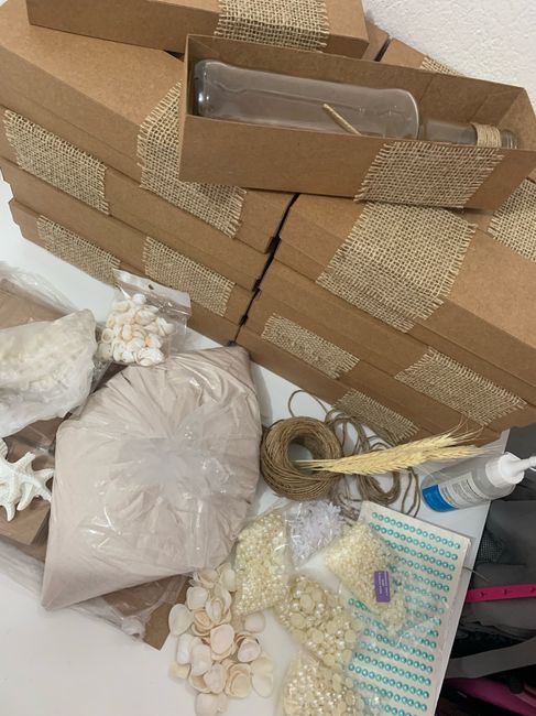 Liguei o modo artesã! Confecção das caixas dos padrinhos! 5