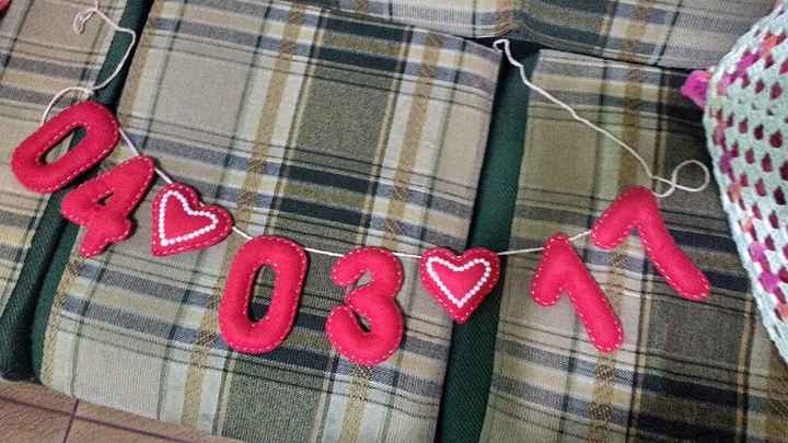 Meu varal do save the date - 1