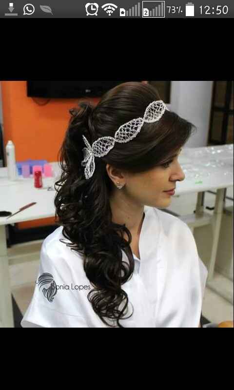 Hj foi a prova do penteado e make :) - 1