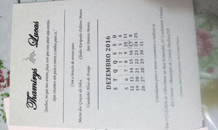 Começei meus convites! quer ver? - 2
