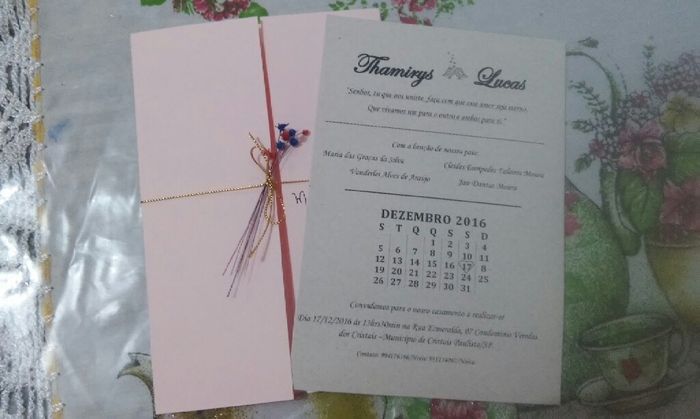 Começei meus convites! quer ver? - 3