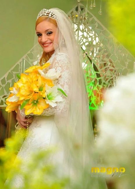 Buquê de noiva amarelo - 1