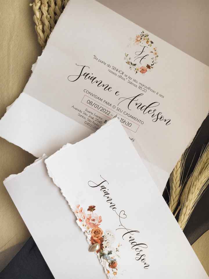 meu convite de casamento 😍 - 1