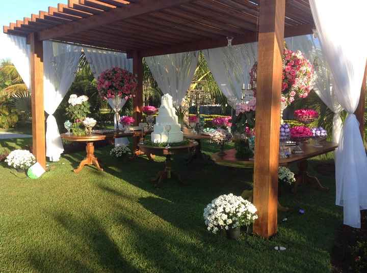 casamento ao ar livre