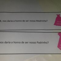 Convite de madrinhas e padrinhos em construção.  - 1