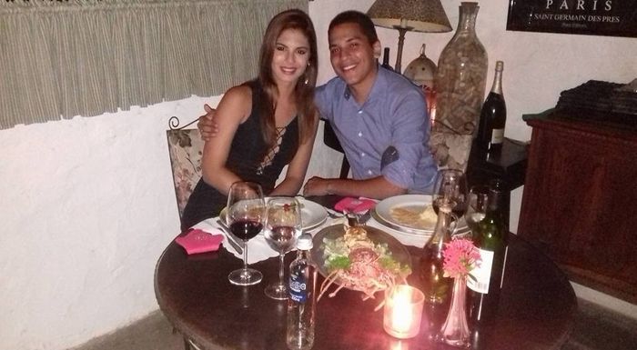 Jantar de aniversario de namoro