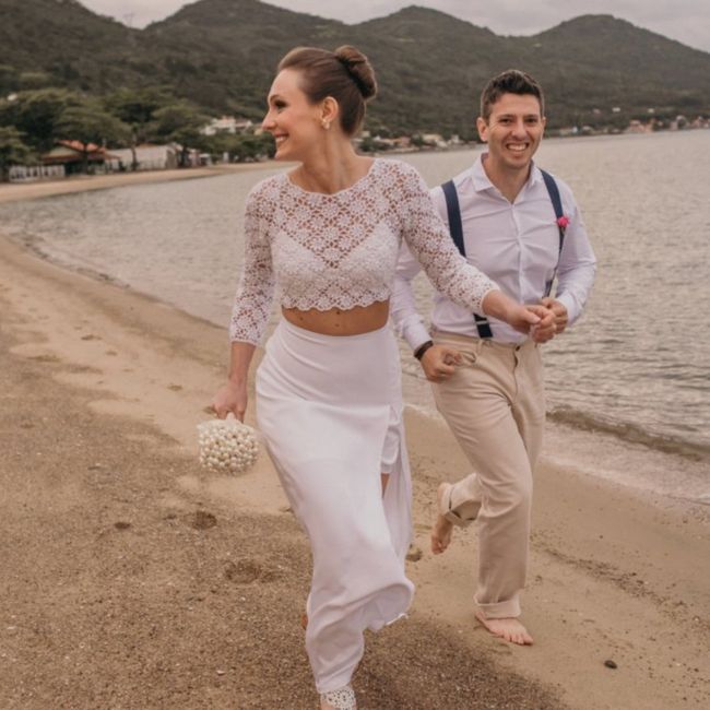Vestido de noiva fluido: minha inspiração 5