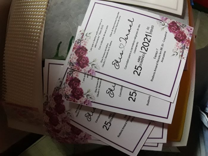Meu convite de casamento 😍 - 1