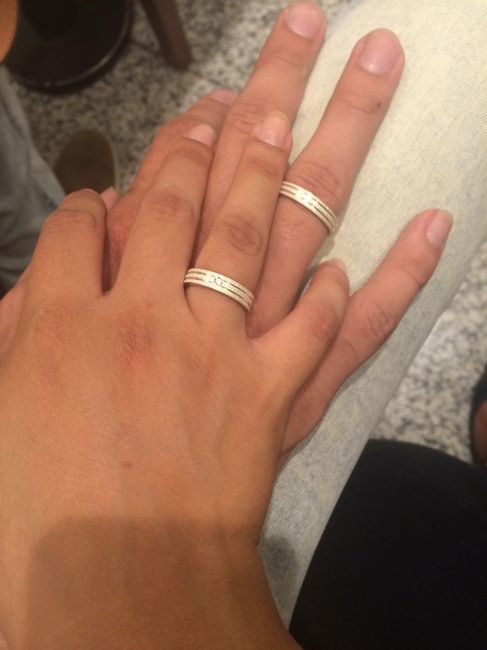 As alianças do nosso relacionamento! 💍💖 - 1