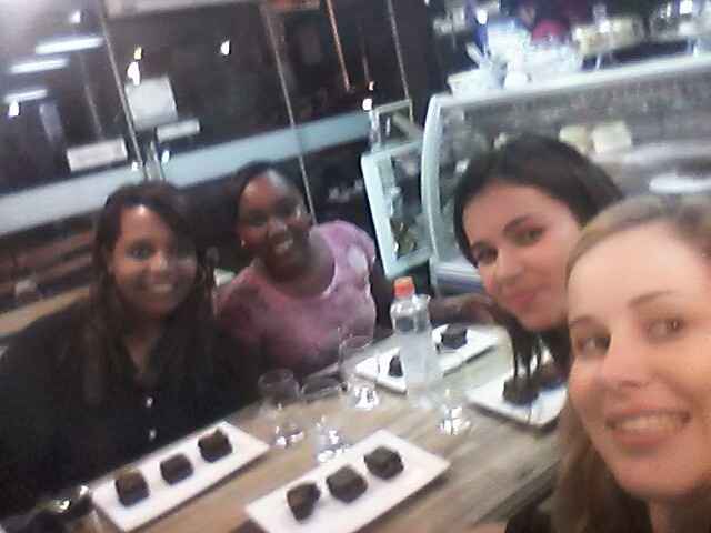 Noivinhas degustando