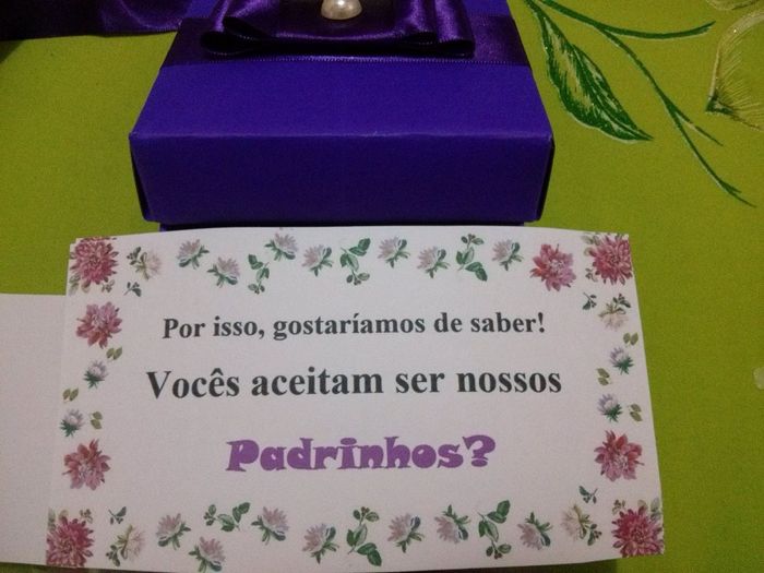 Caixinha dos Padrinhos