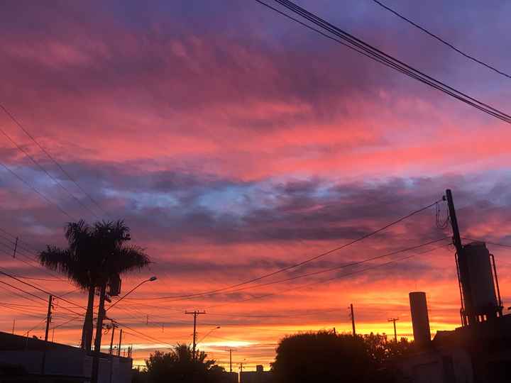 Pôr do Sol diferente! #vemver 😍🌄 - 1