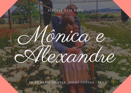 App para criar o convite e o da the date - 1
