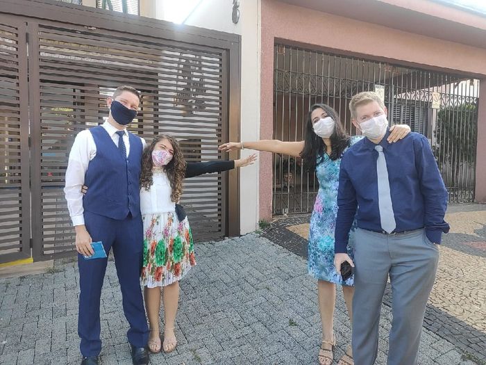 Com segurança: noivinha conta como casou em casa 👰 2