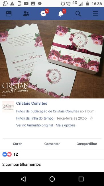 Convite padrinhos - 1