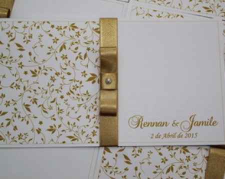 O que vocês acham desse convite para um casamento  simples? - 1