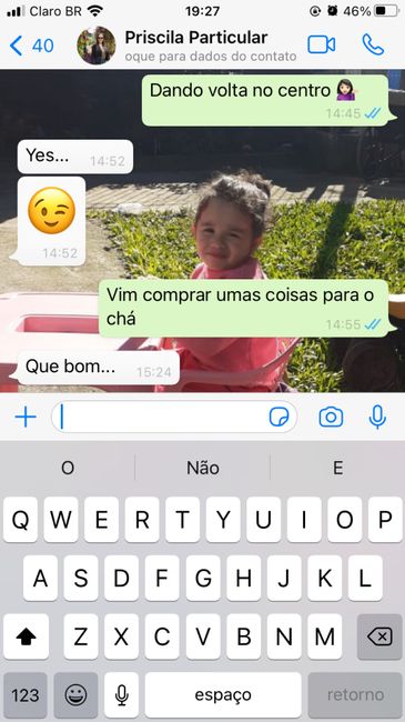 e eu iludida achei que não ia ter problemas com madrinha 1