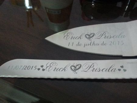 Minhas taças e espátula personalizadas. - 4