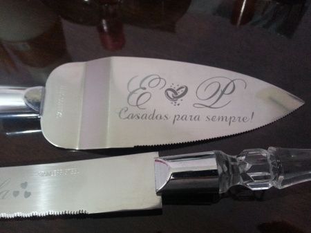 Minhas taças e espátula personalizadas. - 5