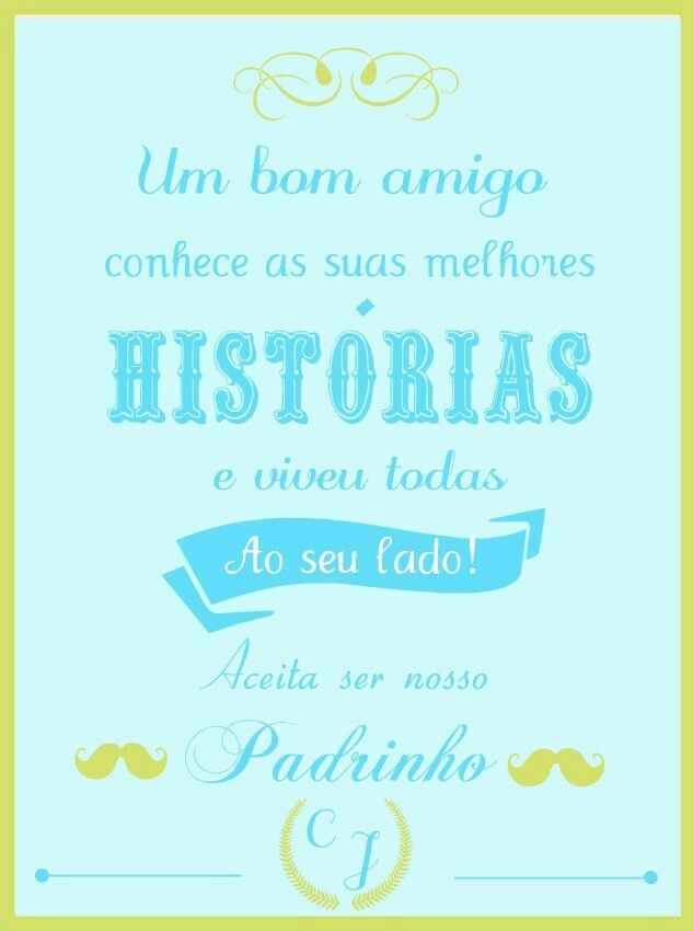 Save the date do meus padrinhos