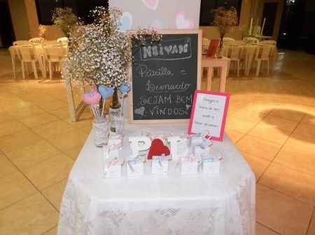 Mesa lembracinhas