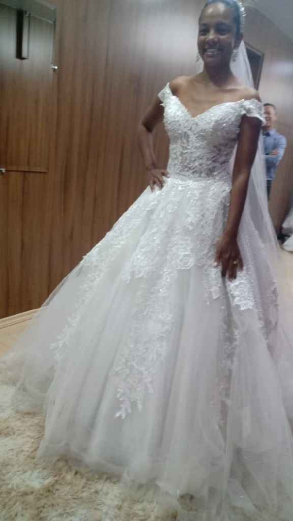 Prova do vestido de noiva vem ver ♥️♥️ - 1