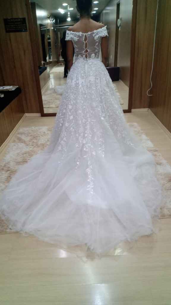 Prova do vestido de noiva vem ver ♥️♥️ - 3