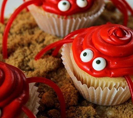 caranguejo cupcake