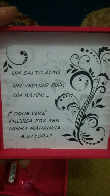 Meu convite das madrinhas vem ver - 3
