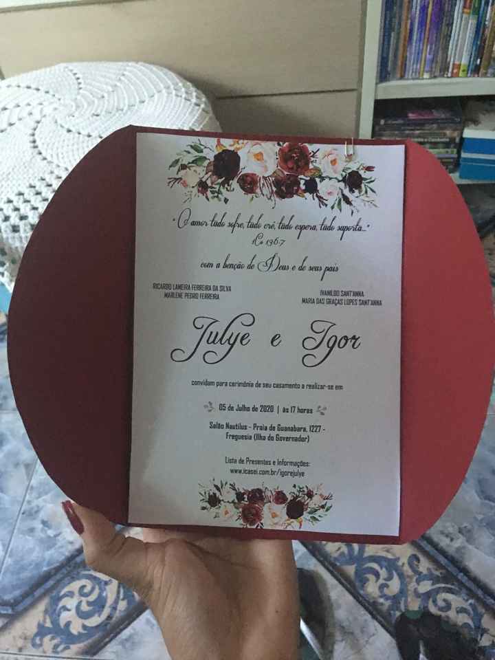Meu convite de casamento - 2