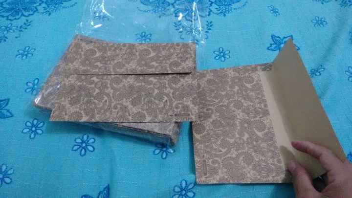 Envelope do convite.